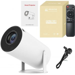 ChenQuanSarl-Mini Projecteur, Vidéoprojecteur 4K, Full Hd 1080P, Portable, Vidéoprojecteur Extérieur, Smart Wifi Bluetooth, Android 11, Correction Automatique Du Trapèze (#B Smart) - Neuf