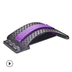 Une Pièce Appareil D'étirement (Violet De L'acupuncture Et De La Moxibustion), Lombaire Appareil D'étirement, De Mousse De Mémoire Lombaire Oreiller, Les Maux De Dos De Support Pour Le Soulagement De La Douleur - Neuf