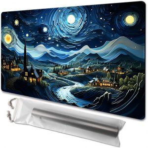 Mtg Tapis De Jeu Avec Dos Antidérapant,Idéal Pour Les Amateurs De Jeux De Cartes,Tapis De Jeu Tcg (Galaxy Fantasy,Pas De Plateau) 61 X 35,6 Cm - Neuf