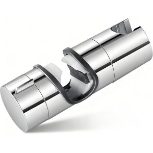 JGD-Support Douchette, ABS R&eacute;glable Support de Douche, Rotation &agrave; 360&deg; Porte Pommeau de Douche, Adapt&eacute; aux Tiges Coulissantes D'un Diam&egrave;tre Ext&eacute;rieur de 18 &agrave; 25 mm, Utilis&eacute; pour Pommeaux de Douche - Neuf