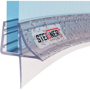 Joint de Douche pour paroi en Verre,70cm,vitre 6/7/8mm,Joint d'étanchéité PVC courbé pour Les cabines de Douche arrondies,UK09 - Neuf
