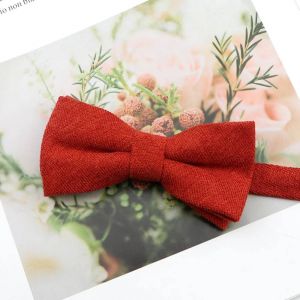 Ensemble De Noeuds Papillon Parent-Enfant En Daim Super Doux Pour Hommes Macarons Couleur Unie Design Classique Mignon Papillon Rouge Vert Bleu Rose Cravate--Kids 7 - Neuf