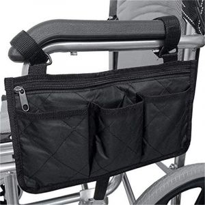 Fauteuil Sac De Côté, Un Fauteuil Roulant, Sac De Rangement, Accoudoir Sac, Poussette Organisateur De Sac, Accessoires Pour Fauteuils Roulants, Des Sacs, Des Fauteuils Roulants, Des Po - Neuf