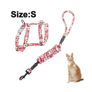 Ensemble Harnais Et Laisse Anti-Fuite Pour Chat - R&eacute;glable, Confortable Et L&eacute;ger Pour Des Aventures En Plein Air En Toute S&eacute;curit&eacute; - Disponible En Plusieurs Tailles Et Couleurs - Neuf