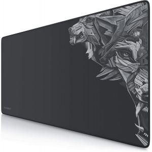 Tapis de Souris Gaming Delta 900x400mm-sous-Main Bureau Gamer Extra Large XXL en Tissu,Base antidérapante-Précision,Vitesse et Confort-pour Tous Types de Souris et Claviers - Neuf