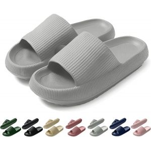 Kalanka-Claquettes Femme Ete Confortable Chaussons Piscine Plage Pantoufles Soft Douche Antidérapante Maison Sport Slides Intérieur Extérieur - Neuf