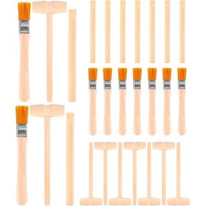 KAAQL-27 Pièces Jouet Dinosaure Marteau Outil Petit Marteau Pour Creuser Des Pierres Précieuses Jouet D'Excavation Kit De Fouilles Fouille De Dinosaures Outils D'Archéologie En Bois - Neuf