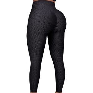 Jexnovashop-Leggings Femme Taille Haute Pantalon Sport Anti Cellulite Legging Push Up Elastique Pantalons Yoga - Neuf