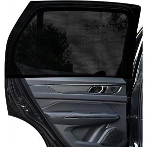 Baby Car Sun Shades, 2 Pieces Car Sunshade, Children's Car Sunscreen, Block Uv Rays Anti Mosquito Net, Universal For Most Vehicles - Neuf