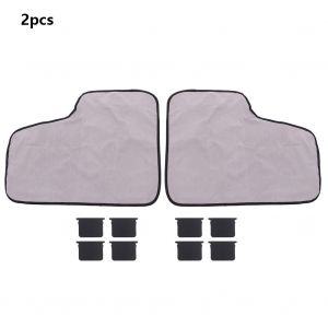 Hjlian Paire De Protections Laterales Anti-Rayures Pour Portieres De Voiture, Pour Chien Et Chat (Gris) - Neuf