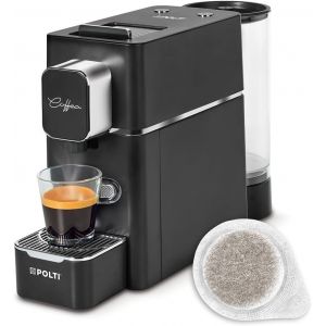 Coffea S15B, Machine À Café Espresso, Compatible Avec Dosettes E.S.E. 44 Mm, Réservoir De 0,85 L, Température Et Longueur Du Café Réglables, Pression De La Pompe 19 Bars, Noire - Neuf