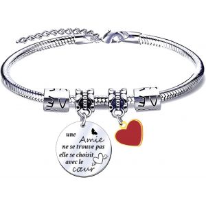 Eryi-Cadeau Noel Amie Bracelets Pour Amitié Cadeau Meilleure Amie Cadeau Amie Anniversaire Bracelet Amie Bracelet Pour Amie Meilleure Amie Cadeau Cadeau Femme Amie Bracelet Femme - Neuf