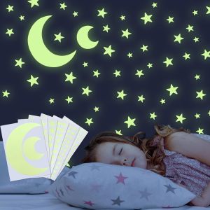 Trahoo-Etoiles Phosphorescentes Plafond, 318 Pièces Autocollants Phosphorescentes, Etoiles Lumineuses Autocollants Stickers Enfants, Stickers Muraux Enfants Etoile Fluorescente Pour Plafond Décoratio - Neuf