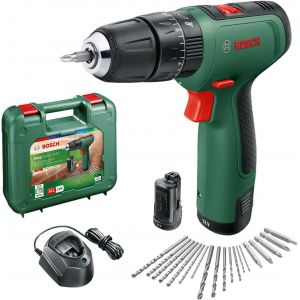 jum-Home And Garden Perceuse-Visseuse À Percussion Sans Fil-Easyimpact 1200(2 Batteries,Système 12 V,19 Accessoires,En Coffret De Transport) Green - Neuf
