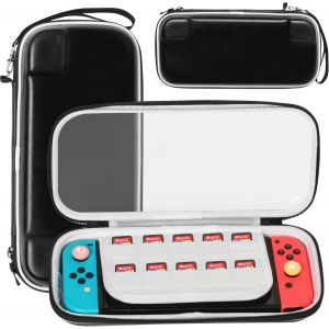 Carrying Case for Nintendo Switch/Switch OLED Accessories Case,Carrying Case with Compartments and Mesh Pockets Travel and Storage for Nintendo Switch/Switch OLED Bag - Neuf