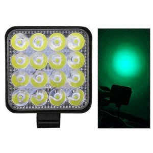 48w 16-Led Barre De Lumi&egrave;re De Travail Projecteur Voiture Atv Conduite Hors Route Feu De Brouillard 12v / 24v 4x4 Voiture Suv Vtt Phares Led - Neuf
