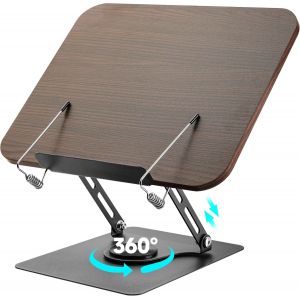 MEVRONISSHOP-Support de Livre pour Lecture, Hauteur R&eacute;glable porte Livre Ergonomique, Book Stand Pliable pour Livres, Tablette, Recette Manuel,Porte-Copie, Chevalet Pupitre Stand - Neuf