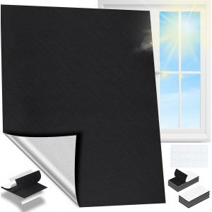 Store Occultant Sans Percage, 200x145 Cm &iquest; Rideau Occultant Pare-Soleil Pour Fen&ecirc;tre De Toit, Tissu 100% Occultant, Tissu D&eacute;coupable, Protection Solaire Pour Chambre De B&eacute;b&eacute; Ou Maison - Neuf