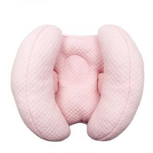 Coussin De Voyage Pour B&eacute;b&eacute; - Pour Si&egrave;ge Auto Et Poussette (Rose) - Neuf
