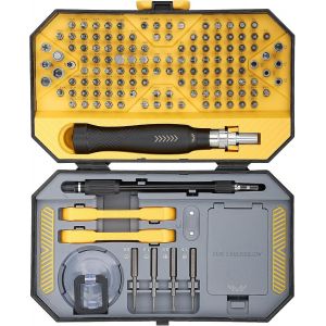 CHECARZHN--NO1-145 En 1 Kit Tournevis De Precision, Precision Bit Set, Mini Portable Kit Jeu Dembouts 145 Pièces, Pour Pc, Smartphones, Montre, Lunettes - Neuf