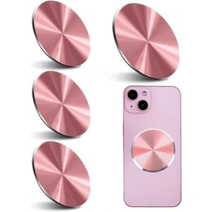 Vyibpdy 4pcs Aimant De Téléphone Portable, Aimant Pour Téléphone Portable, Plaque Magnétique En Plaque Métallique, Autocollant De Téléphone Magnétique, Aimants De Voiture De Téléphone Portable - Neuf