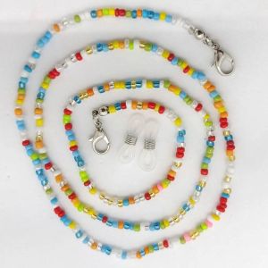 Cha&icirc;nes De Lunettes De Mode Pour Femmes Cha&icirc;nes De Lunettes De Soleil En Cristal Anti-D&eacute;rapant Lunettes Porte-Cordon Boh&egrave;me Lunettes Lani&egrave;re Collier--3 - Neuf