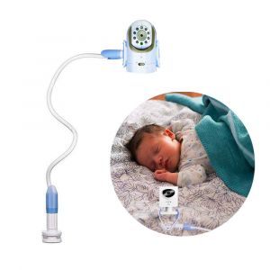Support Pivotant Pour Cam&eacute;ra De Surveillance B&eacute;b&eacute;, Ajustable En Hauteur Et Angle, Compatible Avec La Plupart Des Mod&egrave;les, S&eacute;curit&eacute; Maximale Sans Percer Ni Coller, Prot&egrave;ge Murs Et Meubles - Neuf