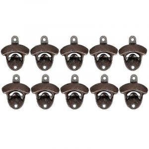 Lot De 10 Ouvre-Bouteilles Muraux Rustiques Style Vintage - Neuf
