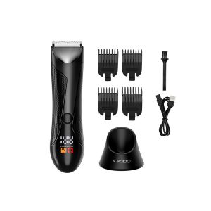 Tondeuse &Eacute;lectrique Pour Homme Avec &Eacute;cran Led, Dents De Type R, Sabots De Guidage Et Station De Charge Inclus. - Neuf