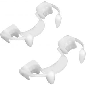 CAUC-Crocs de Vampire R&eacute;tractables,Dents de Vampire d'halloween 2 PCS Fausses Dents de Vampire R&eacute;utilisables avec Bo&icirc;te Portable pour Cosplay de F&ecirc;te d'halloween - Neuf