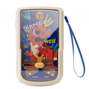Machine a flipper, jeu de balle a attraper avec motif dinosaure, jouet portable pour enfants - Neuf