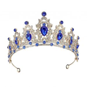 Cerceau De Cheveux Brillant Strass Incrust&eacute; Feuille D&eacute;cor Couronne De Mari&eacute;e F&ecirc;te D'anniversaire Alliage Bandeau Accessoires De Cheveux - Neuf