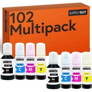 ERYI-Encre Compatible Avec Epson 102 Pour Ecotank Et 2700 2750 2751 2756 3700 3700 3750 4750 (674Ml) - Neuf