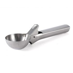 Ensemble De 2 Cuill&egrave;res &Agrave; Glace En Acier Inoxydable - Neuf