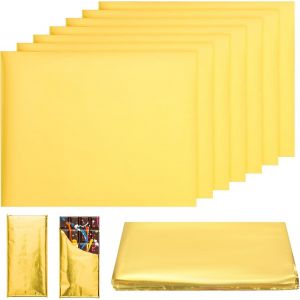 120 Feuilles de Papier Doré, Papier Aluminium pour Emballage de Chocolat, Papier d'Aluminium Doré pour Bonbons, Emballage Alimentaire en Aluminium, Papier Cadeau pour Gâteaux,Chocolats et Friandises - Neuf