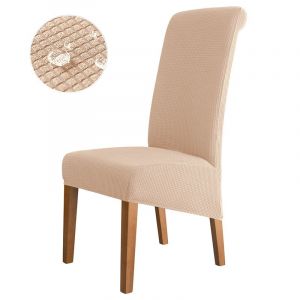 Lot De 4 Housses De Chaise Lavables Et Amovibles Pour Cuisine, Hôtel, Restaurant (Kaki) - Neuf