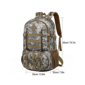 Sac &agrave; dos de randonn&eacute;e en tissu Oxford r&eacute;sistant &agrave; l'eau avec plusieurs poches pour les aventures en plein air - 35 x 50 x 20 cm - Neuf