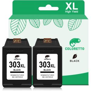 303Xl Cartouches D'Encre Remanufacturées Cartouche Pour Hp 303 Noir Envy Photo 6230 6220 7134 7830 6232 6234 6252 6255 6258 7120 7132 7155 7158 7164 7822 7855 7858 7864 Tangoximprimante - Neuf