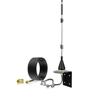 Bin Antenne WiFi Camera Exterieur 2.4GHz 5.8GHz Bibande Omnidirectionnelle MIMO RP-SMA et SMA Mâle Montage Mural pour Caméra IP de Sécurité Amplificateur Routeur WiFi Moniteur d'Énergie¿ - Neuf