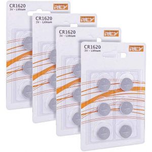 Lot de 24 Piles CR1620 3V,Pile Bouton au Lithium Alcaline - Neuf