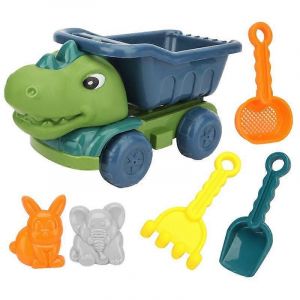 Ensemble De Jouets De Plage Pour Enfants, Dinosaure, Voiture, Pelle, Outil De Dragage D'eau Ext&eacute;rieur Pour B&eacute;b&eacute;-8295-67 (Vert Clair) - Neuf