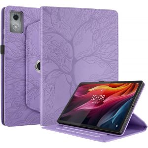 NAERYUT-Coque Pour Lenovo Tab K11 Plus/M11 Plus 11.45" 2024 Étui Support Rotatif À 360 Degrés Pu Cuir Housse De Protection Avec Porte-Pencil Pour Lenovo Tab K11 Plus/M11 Plus 11.45" 2024 Marron - Neuf