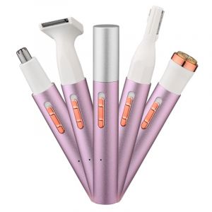 Poils De Nez, Tondeuse Pour Les Femmes, 2 En 1 Rechargeable, Poils De Nez, Tondeuse Pour Les Femmes, Les Professionnels Indolore Sourcils Et Les Poils Du Visage Tondeuse Avec Moteur - Neuf