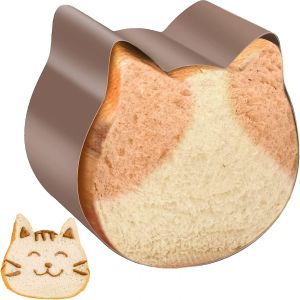 Moule À Gâteau En Forme De Chat,Moule À Pain Pour Chat,Moule À Pâtisserie Antiadhésif,Moule À Gâteau Au Fromage,Moule À Pain Pour La Cuisson,Bricolage,Acier Au Carbone-Yu - Neuf