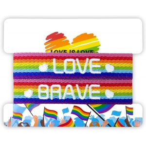Kal-Fierté Arc-En-Ciel Lgbt Bracelet, 5.7-11 Inch Bracelet Lgbt, Gays Lesbienne Bracelets De Fierté & Bracelets Tissés Arc-En-Ciel, Pour Lgbt Accessoire, Gay Pride Accessoires & Bracelet Amitié - Neuf