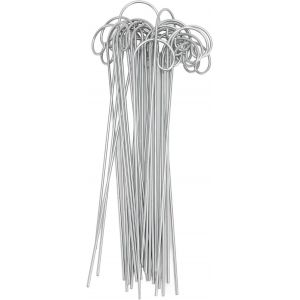 Eryi-Crochets Pour Étiquettes De Plantes, 30pcs Marqueurs De Jardin Piquet Porte-Étiquette Pour Plantes En Acier Inoxydable, Piquet De Signalisation Pour Fleurs, Plantes Pot, Semences - Neuf