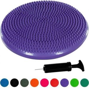 Coussin D'équilibre Et D'assise Gonflable Movit - Violet - Pour Exercices De Renforcement Et Posture - Neuf