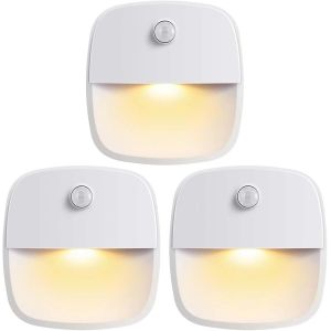 Cmjaagur-Veilleuse Led Automatique, Veilleuse Pr Électrique, Veilleuse Avec Capteur De Crépuscule, Veilleuse Enfant Adaptée Aux Chambres, Cuisines, Salles De Bains, Couloirs, Blanc Chaud[M831] - Neuf