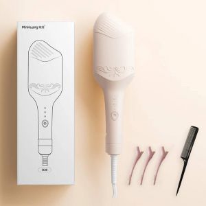 Pince À Cheveux Ondulée Profonde De 40 Mm Avec Ions Négatifs-Fer À Friser À Température Réglable Pour Cheveux Ondulés Longue Durée,Anti-Frisottis.Beige With Box.L'ua - Neuf