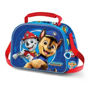 Sac Repas 3D Voyage Avion - Marvel La Pat' Patrouille Adventure - Bleu - 40x20x25cm - Neuf
